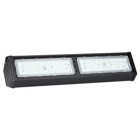 Corp iluminat led iluminat industrial 100w 120lm/w 6500k - negru                                                                                                                                                                                          