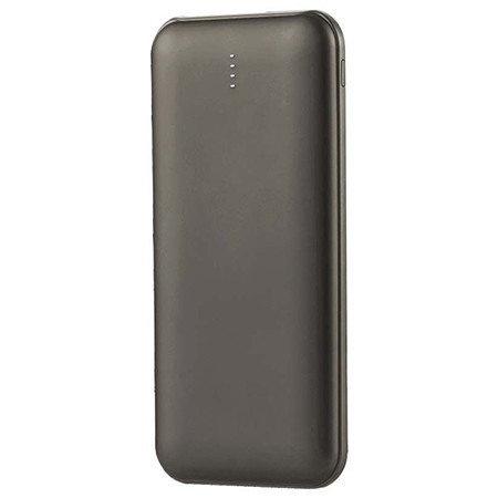 Power bank 10000mah cu cablu 30cm tip c  -  gri antracit                                                                                                                                                                                                  