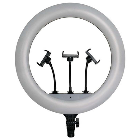 Selfie ring light 55w cu trepied si suport 3 telefoane                                                                                                                                                                                                    