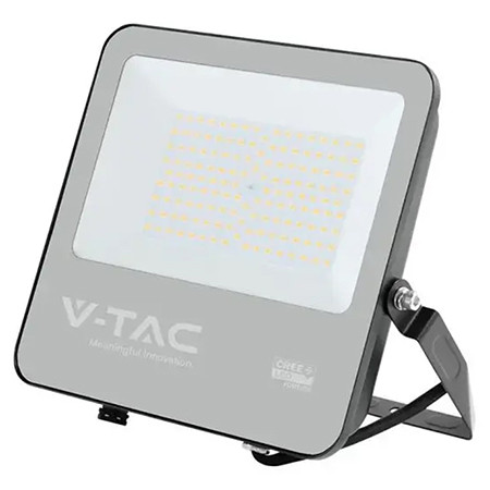 Reflector led 100w 135lm/w 4000k ip65 cablu 1m cip cree - negru/gri                                                                                                                                                                                       