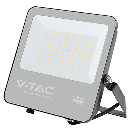 Reflector led 100w 135lm/w 6500k ip65 cablu 1m cip cree - negru/gri                                                                                                                                                                                       