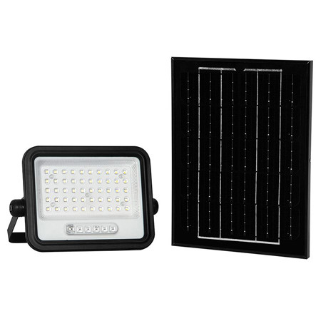 Reflector cu incarcare solara 100w 1200lm 7in1 - negru                                                                                                                                                                                                    