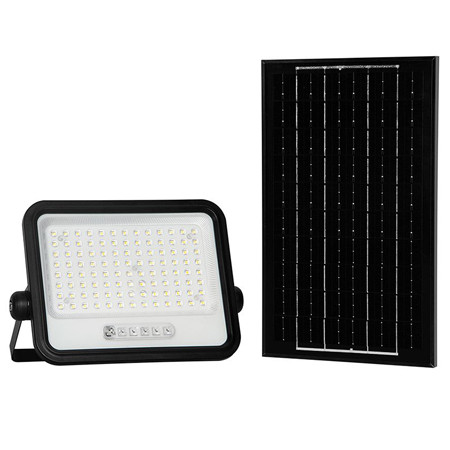 Reflector cu incarcare solara 200w 7in1 - negru                                                                                                                                                                                                           