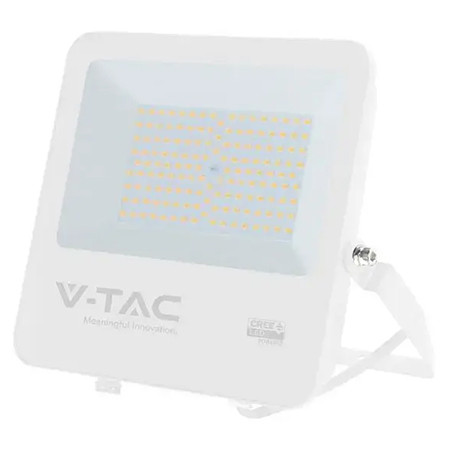 Reflector led 100w 135lm/w 6500k ip65 cablu 1m cip cree - alb                                                                                                                                                                                             