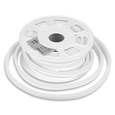 Banda led neonflex 24v 6000k 10m alb rece                                                                                                                                                                                                                 