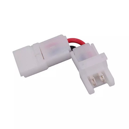 Conector banda led 8mm forma l                                                                                                                                                                                                                            