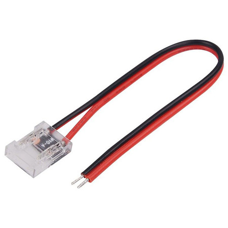 Conector banda led cob 8mm - single                                                                                                                                                                                                                       