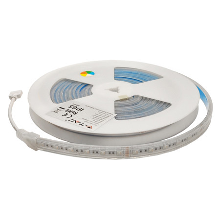Banda led 24v smd5050 60led/m 3in1 rgb + alb ip65 5m                                                                                                                                                                                                      