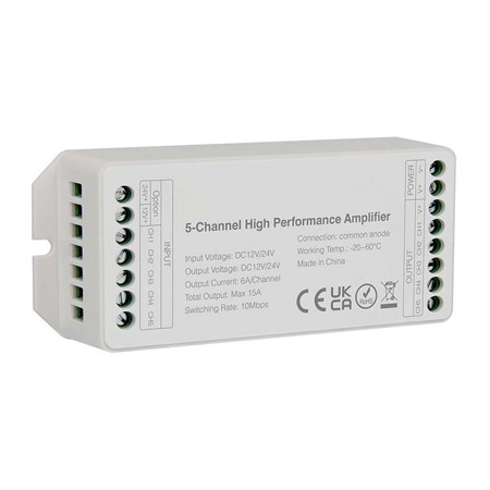 Amplificator banda led 5 canale 15a                                                                                                                                                                                                                       