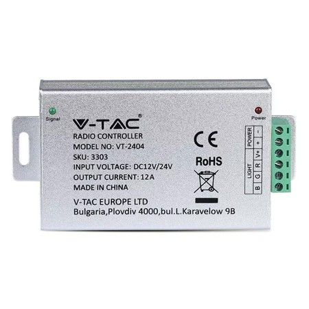 Controller banda led 12v/24v 144w                                                                                                                                                                                                                         