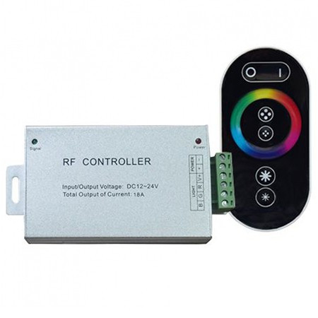 Controller banda led rgb cu touch 12v/24v 3ax4 144w                                                                                                                                                                                                       