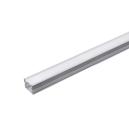 Profil aluminiu pentru banda led 2m 17.4mm x 12.1mm mat                                                                                                                                                                                                   