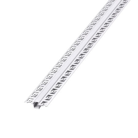 Profil aluminiu pentru banda led montaj rigips 2m mat                                                                                                                                                                                                     