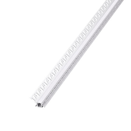 Profil aluminiu pentru banda led montaj rigips colt interior 2m mat                                                                                                                                                                                       