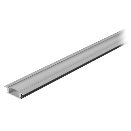 Profil aluminiu pentru banda led 2m 24.7mm x 7mm alb                                                                                                                                                                                                      