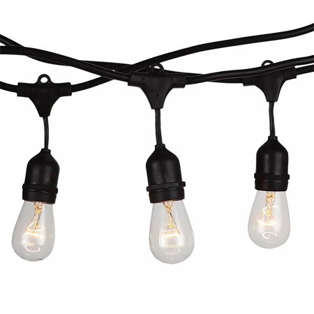 Sir iluminat festiv cu soclu e27x15buc 15m ip65                                                                                                                                                                                                           