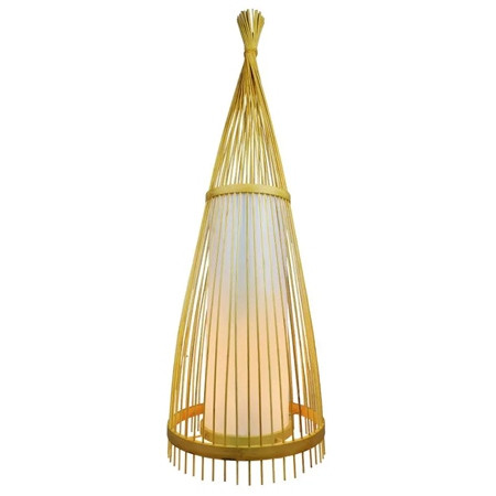 Lampa podea din rattan soclu e27 150cm                                                                                                                                                                                                                    