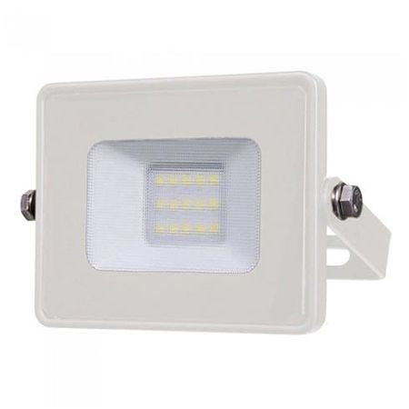 Reflector led smd 10w 4000k ip65 alb, cip samsung                                                                                                                                                                                                         