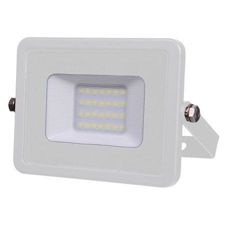 Reflector led smd 20w 6400k ip65 alb, cip samsung                                                                                                                                                                                                         