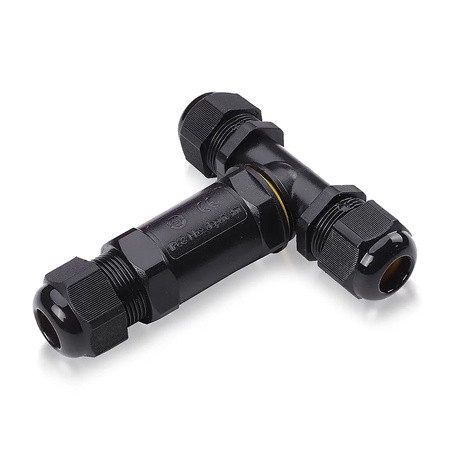 Conector terminal t 8-12mm ip68 - negru                                                                                                                                                                                                                   