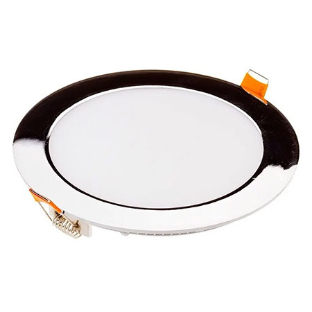 Panou led slim rotund 18w 6400k - crom                                                                                                                                                                                                                    