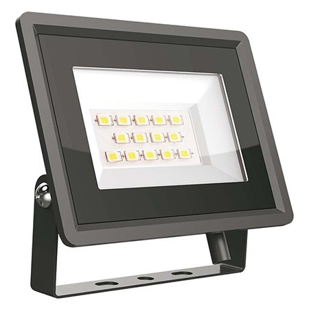 Reflector led smd 10w 6400k ip65 - negru                                                                                                                                                                                                                  