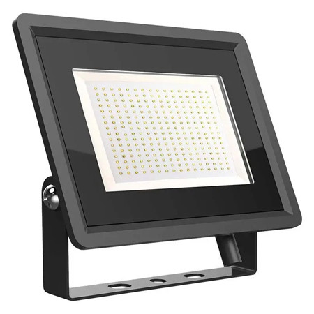 Reflector led smd 200w 4000k ip65 - negru                                                                                                                                                                                                                 