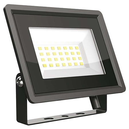 Reflector led smd 20w 6500k ip65 - negru                                                                                                                                                                                                                  