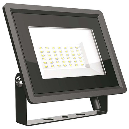 Reflector led smd 30w 4000k ip65 - negru                                                                                                                                                                                                                  
