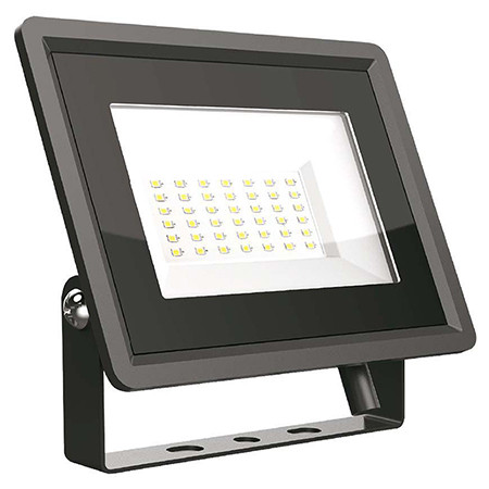 Reflector led smd 30w 6500k ip65 - negru                                                                                                                                                                                                                  
