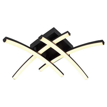 Candelabru led 24w 3000k - negru                                                                                                                                                                                                                          