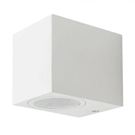 Lampa perete soclu gu10  ip44 - alb                                                                                                                                                                                                                       