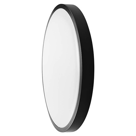 Plafoniera led 18w ip44 4000k alb neutru - negru                                                                                                                                                                                                          