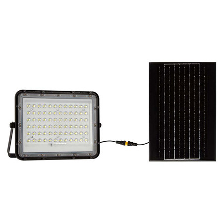 Reflector cu incarcare solara 15w 1200lm 4000k - negru                                                                                                                                                                                                    