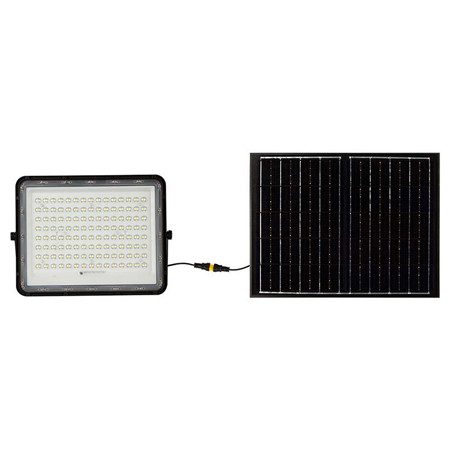 Reflector cu incarcare solara 20w 1800lm 4000k - negru                                                                                                                                                                                                    