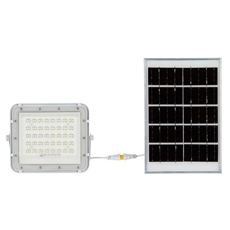 Reflector cu incarcare solara 10w 800lm 6400k - alb                                                                                                                                                                                                       