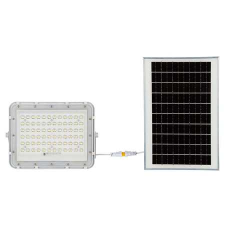 Reflector cu incarcare solara 15w 1200lm 6400k - alb                                                                                                                                                                                                      