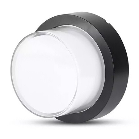 Lampa led 12w ip65 4000k alb neutru - negru                                                                                                                                                                                                               