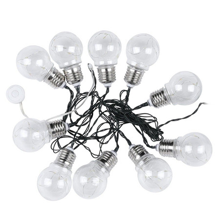 Ghirlanda solara led 1w x 10 ip44 3000k                                                                                                                                                                                                                   