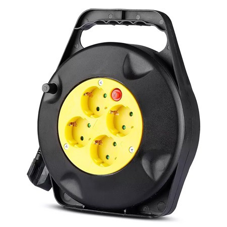 Prelungitor rola 4 cai 10m(3g1.5mm2)                                                                                                                                                                                                                      