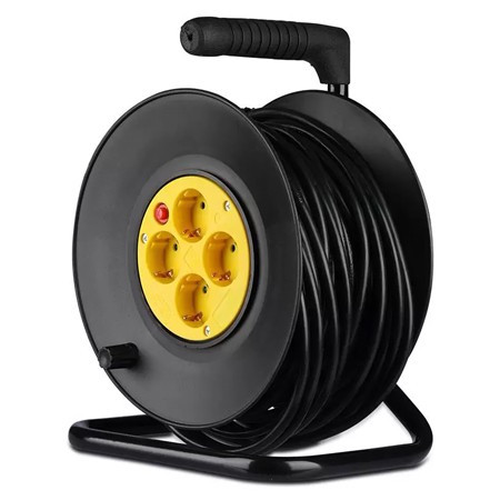 Prelungitor rola tambur 4 cai 25m(3g1.5mm2)                                                                                                                                                                                                               