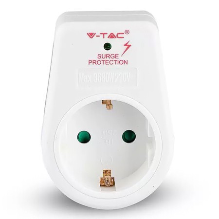 Adaptor priza cu protectie la supratensiune 16a 3680w max                                                                                                                                                                                                 