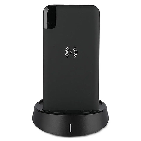 Power bank 8000mah incarcare wireless model stand - negru                                                                                                                                                                                                 