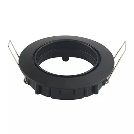 Corp spot rotund gu10 negru                                                                                                                                                                                                                               