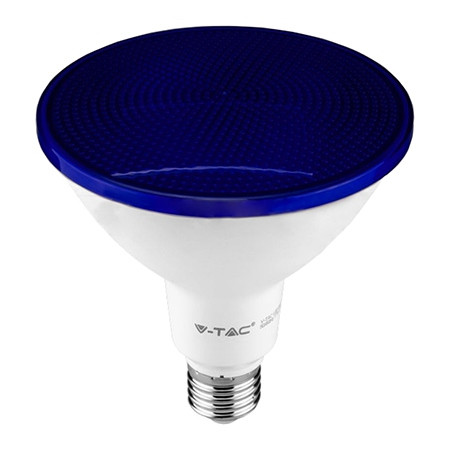 Bec led par38 e27 17w ip65  - albastru                                                                                                                                                                                                                    