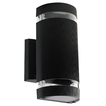 Lampa perete soclu e27 ip44 - negru                                                                                                                                                                                                                       