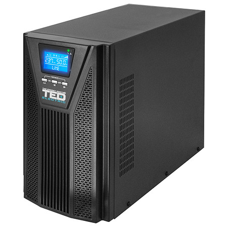 Ups dubla conversie 3000va ted electric                                                                                                                                                                                                                   
