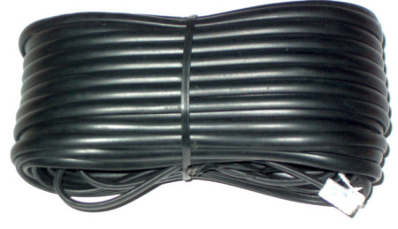 Cablu telefon extensie negru 20m                                                                                                                                                                                                                          