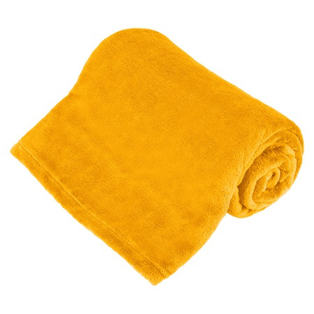 Patura fleece polar 150x200cm galbena teesa                                                                                                                                                                                                               
