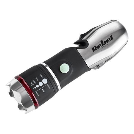 Lanterna multifunctionala 3w rebel                                                                                                                                                                                                                        